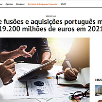 Mercado de fuses e aquisies portugus movimentou 19.200 milhes de euros em 2021